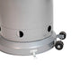 Silver |#| Outdoor Patio Heater - Silver - 7.5 Feet Round Steel Patio Heater - 40,000 BTU's