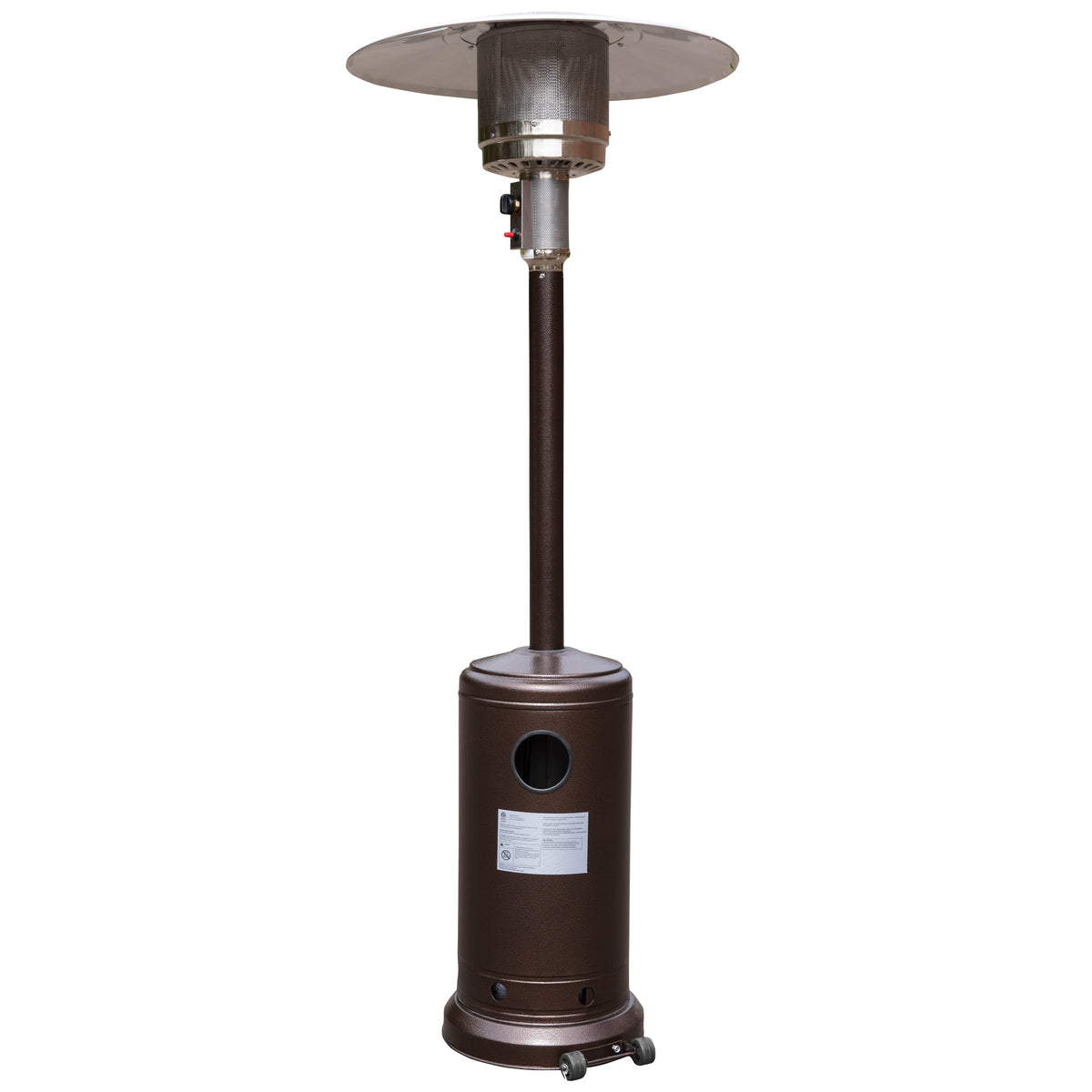 Bronze |#| Outdoor Patio Heater - Bronze - 7.5 Feet Round Steel Patio Heater - 40,000 BTU's