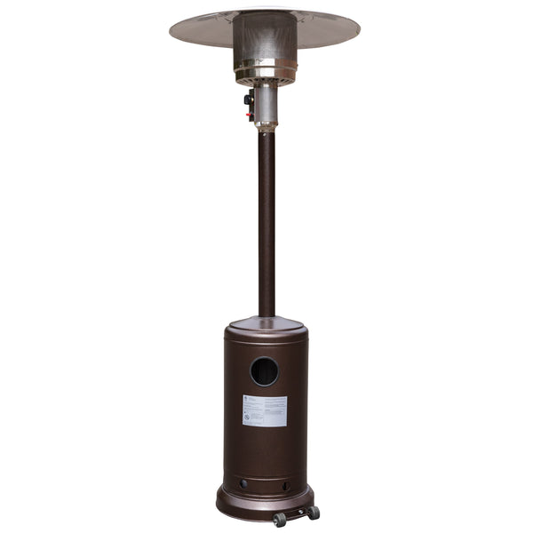 Bronze |#| Outdoor Patio Heater - Bronze - 7.5 Feet Round Steel Patio Heater - 40,000 BTU's