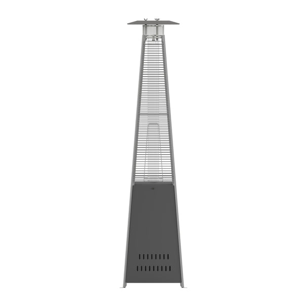 Slate Gray |#| Outdoor Patio Heater - Slate Gray-7.5 Feet Round Steel Patio Heater-42,000 BTU's