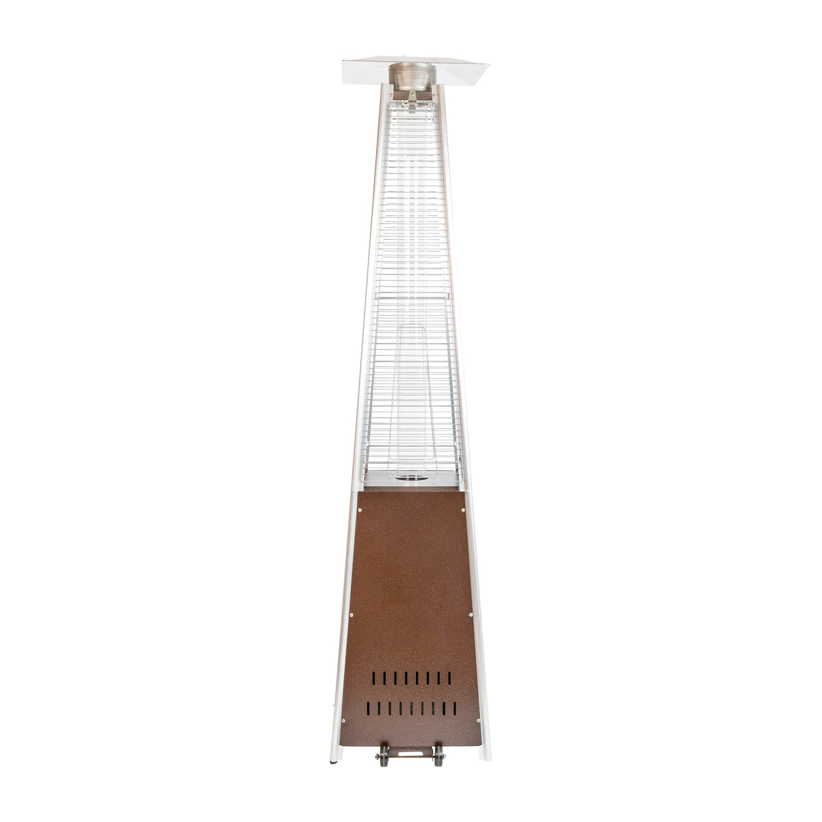 Bronze |#| Outdoor Patio Heater - Bronze - 7.5 Feet Round Steel Patio Heater - 42,000 BTU's