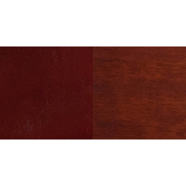 Burgundy Vinyl Seat/Mahogany Wood Frame |#| Solid Back Mahogany Wood Restaurant Chair - Burgundy Vinyl Seat