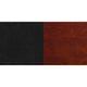 Black Vinyl Seat/Mahogany Wood Frame |#| Solid Back Mahogany Wood Restaurant Chair - Black Vinyl Seat