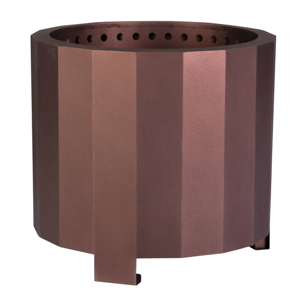 Bronze |#| Commercial Grade 19.5inch Outdoor Smokeless Wood Burning Fire Pit - Bronze