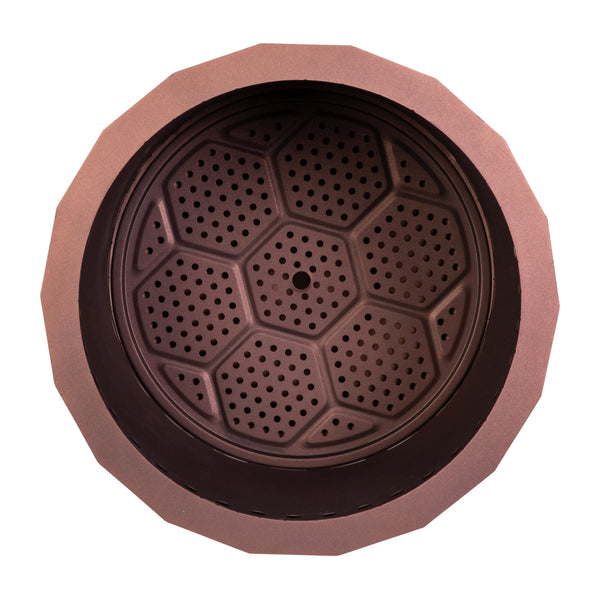 Bronze |#| Commercial Grade 19.5inch Outdoor Smokeless Wood Burning Fire Pit - Bronze