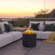 Black |#| Commercial Grade 19.5inch Outdoor Smokeless Wood Burning Fire Pit - Black