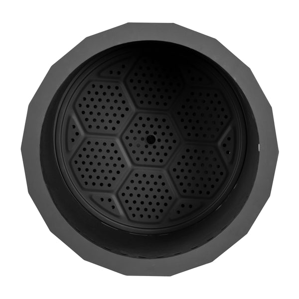 Black |#| Commercial Grade 19.5inch Outdoor Smokeless Wood Burning Fire Pit - Black
