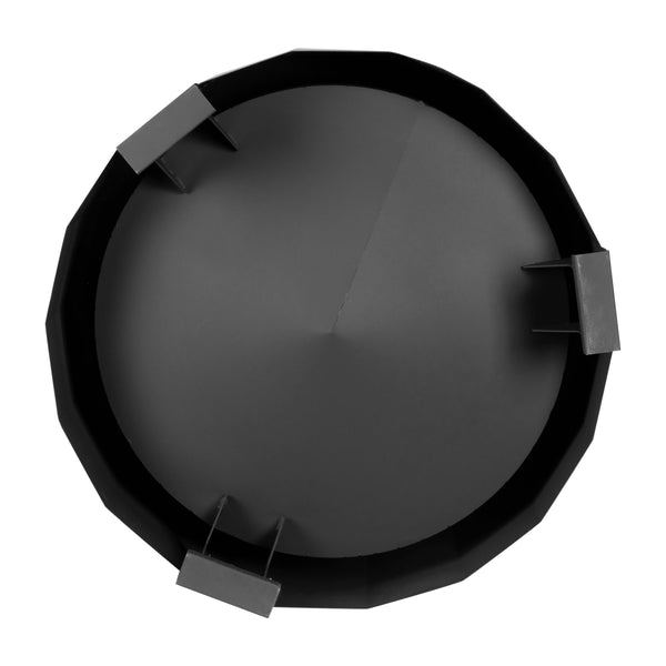 Black |#| Commercial Grade 19.5inch Outdoor Smokeless Wood Burning Fire Pit - Black