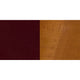 Burgundy Vinyl Seat/Cherry Wood Frame |#| Vertical Slat Back Cherry Wood Restaurant Barstool - Burgundy Vinyl Seat