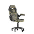 X10 Gaming Chair Racing Office Computer PC Adjustable Chair with Flip-up Arms and Transparent Roller Wheels