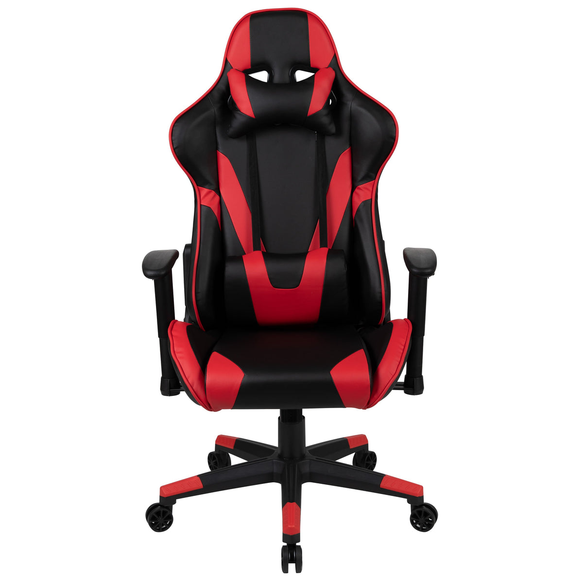 Red |#| Racing Gaming Ergonomic Chair with Fully Reclining Back in LeatherSoft