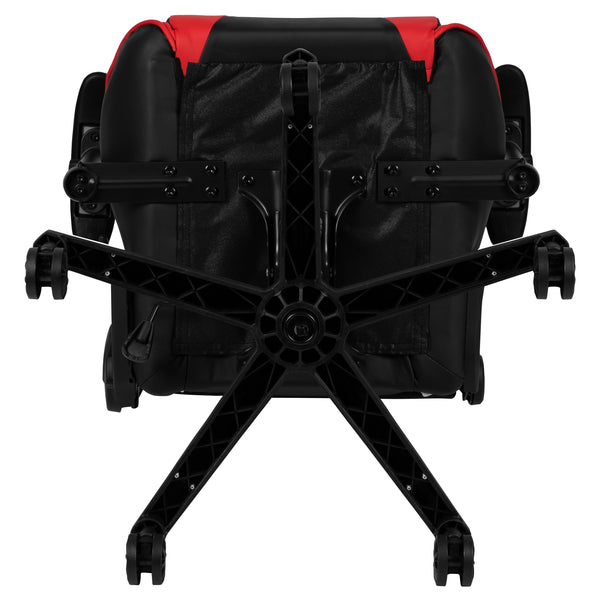 Red |#| Racing Gaming Ergonomic Chair with Fully Reclining Back in LeatherSoft