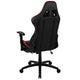 Red |#| Racing Gaming Ergonomic Chair with Reclining Back, Footrest in Red LeatherSoft