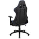 Blue |#| Racing Gaming Ergonomic Chair with Reclining Back, Footrest in Blue LeatherSoft