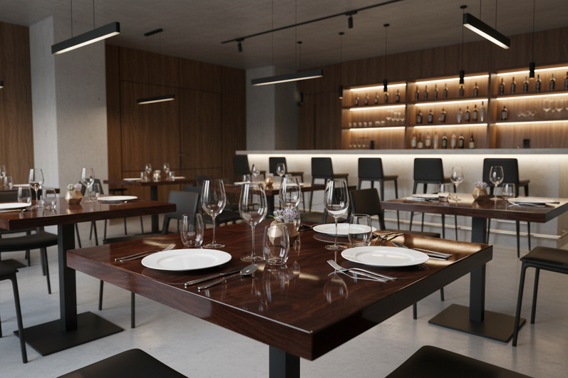 Contemporary restaurant with 36