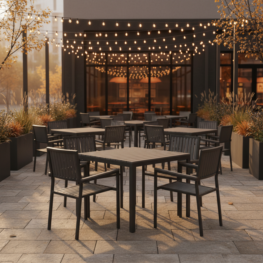 Harris All-Weather Set — Extended Season Restaurant Patio