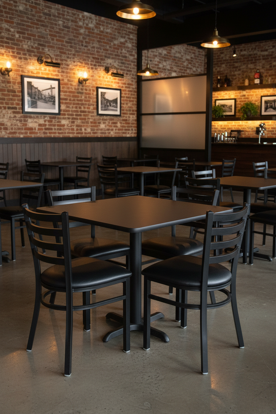 Restaurant scene with 36